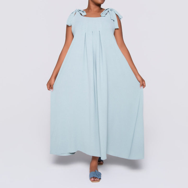 Plus Size Sage Summer Dress