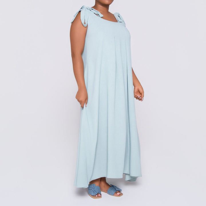 Plus Size Sage Summer Dress