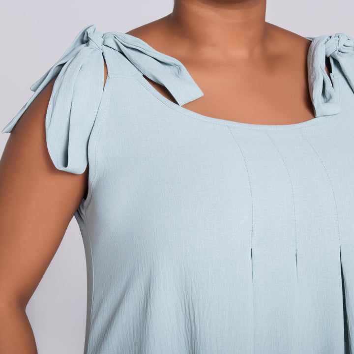 Plus Size Sage Summer Dress