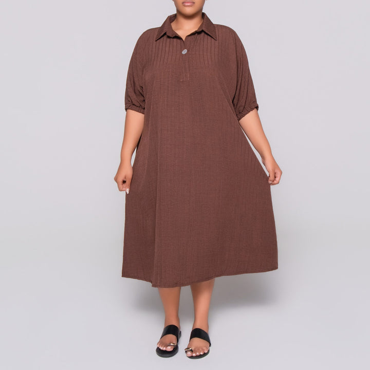 Printed Plain Plus Size Tunic