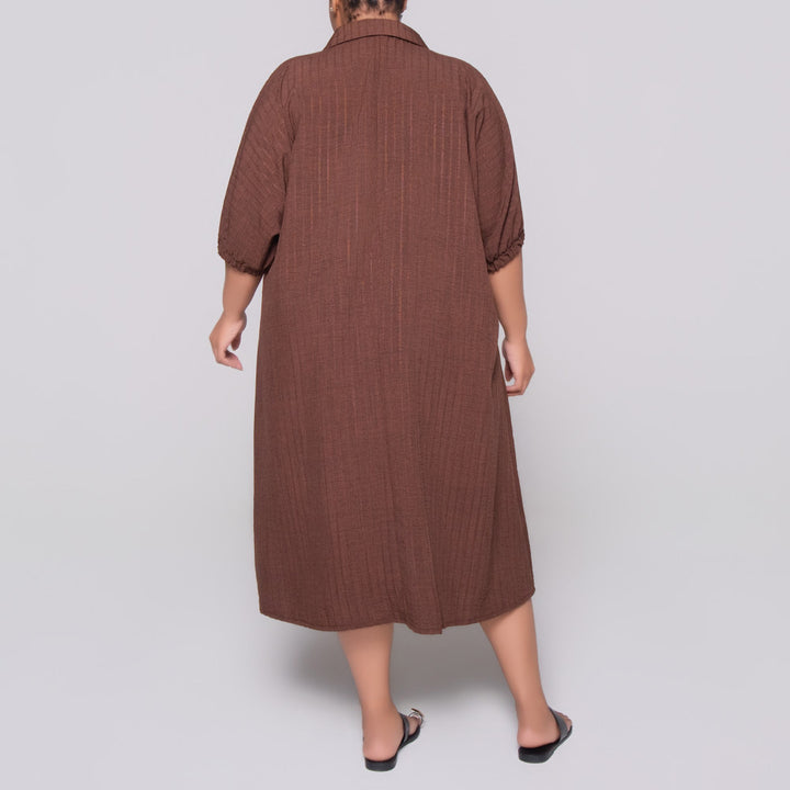 Printed Plain Plus Size Tunic
