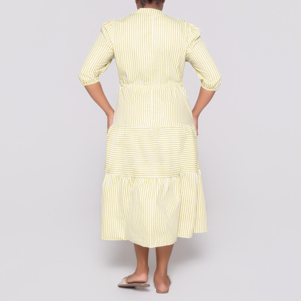 Plus Size Striped Pista Tunic