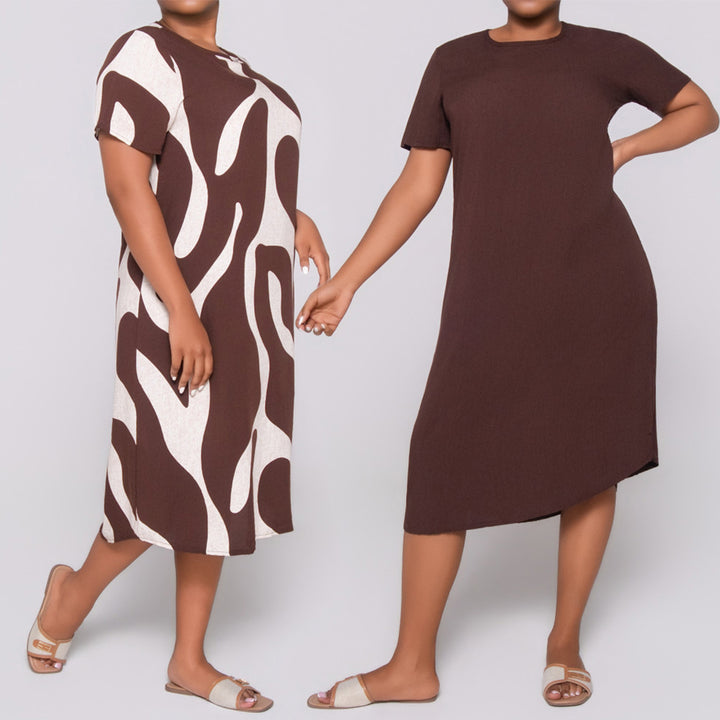 Plus Size Twin Pack Tunics