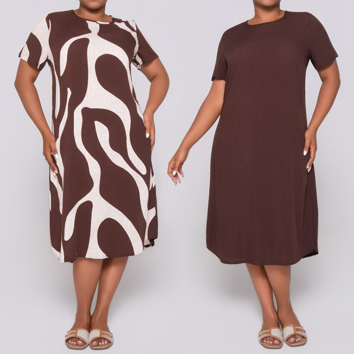 Plus Size Twin Pack Tunics