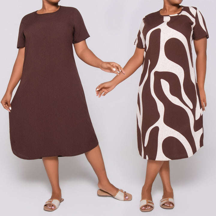 Plus Size Twin Pack Tunics