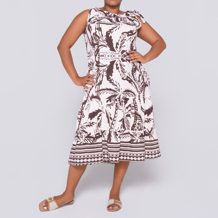 Plus Size Printed Tunic