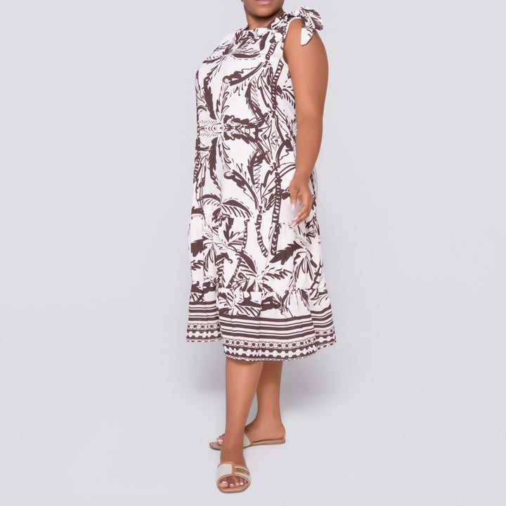 Plus Size Printed Tunic