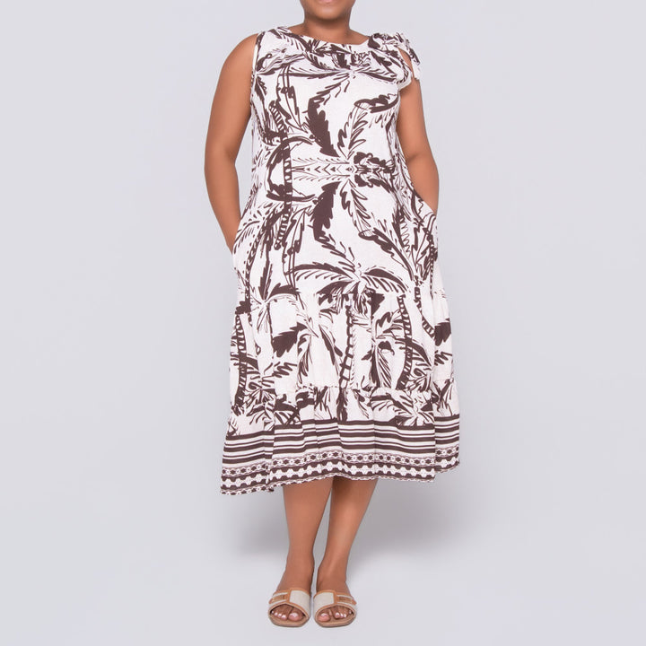 Plus Size Printed Tunic