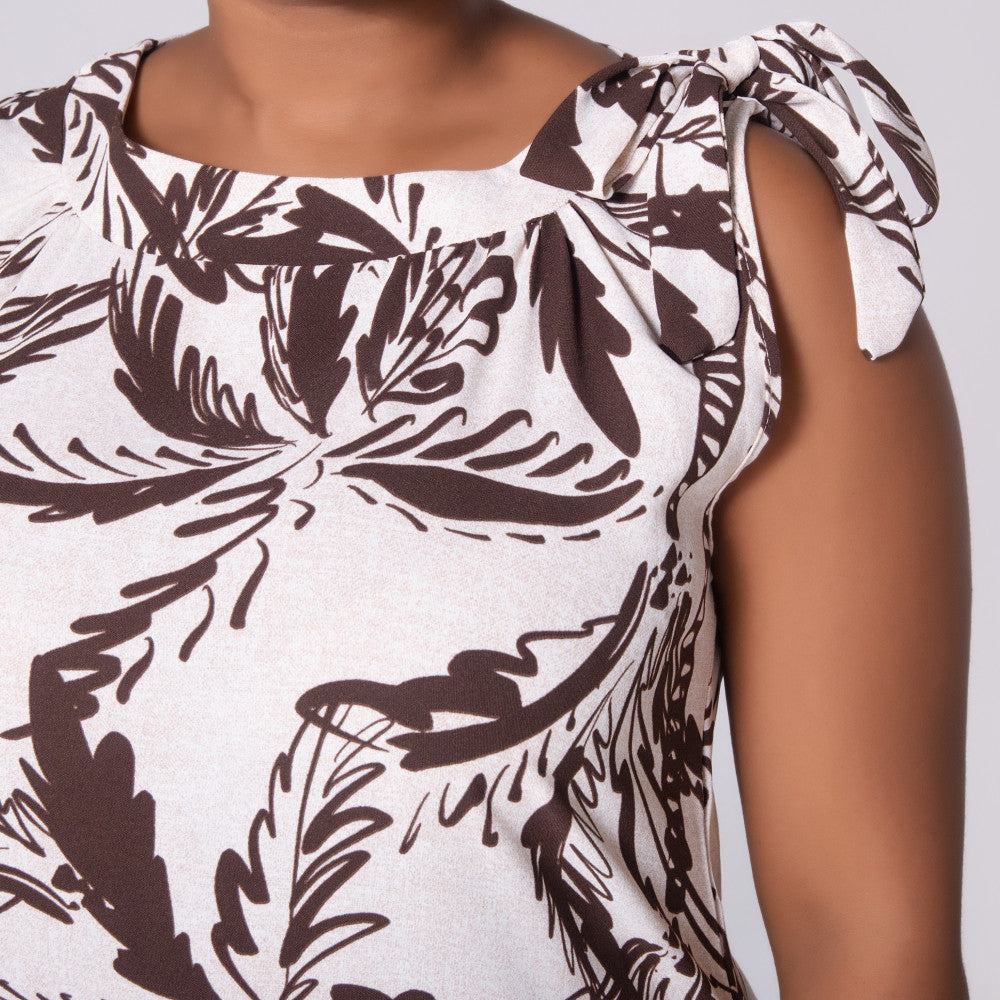 Plus Size Printed Tunic