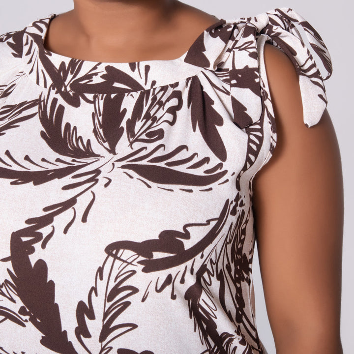 Plus Size Printed Tunic