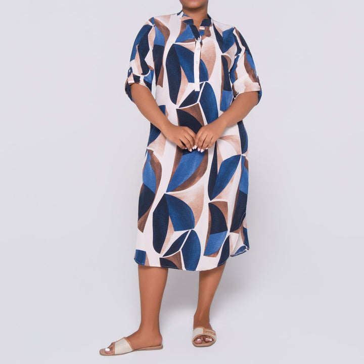Plus Size Printed Tunic