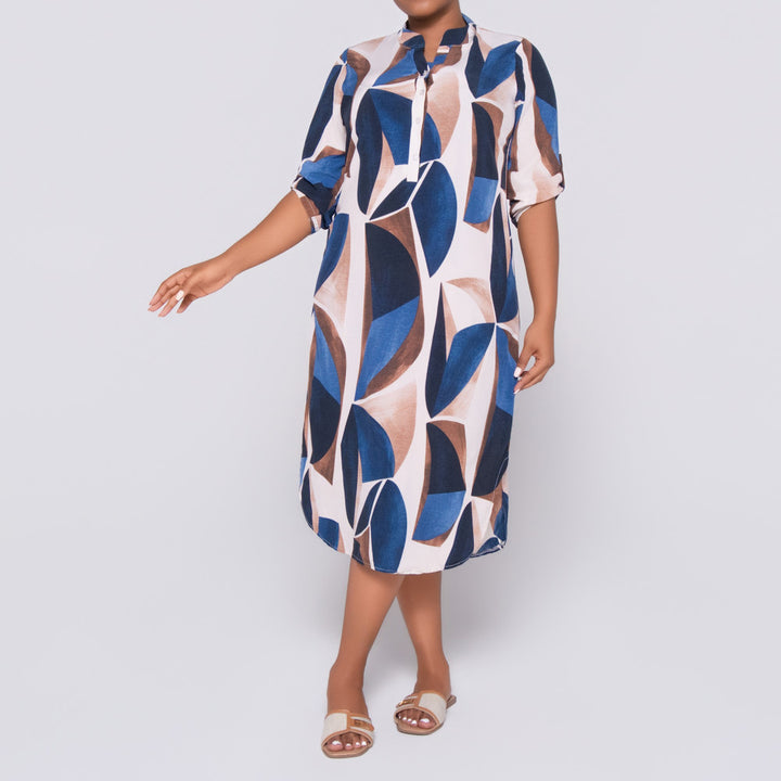 Plus Size Printed Tunic