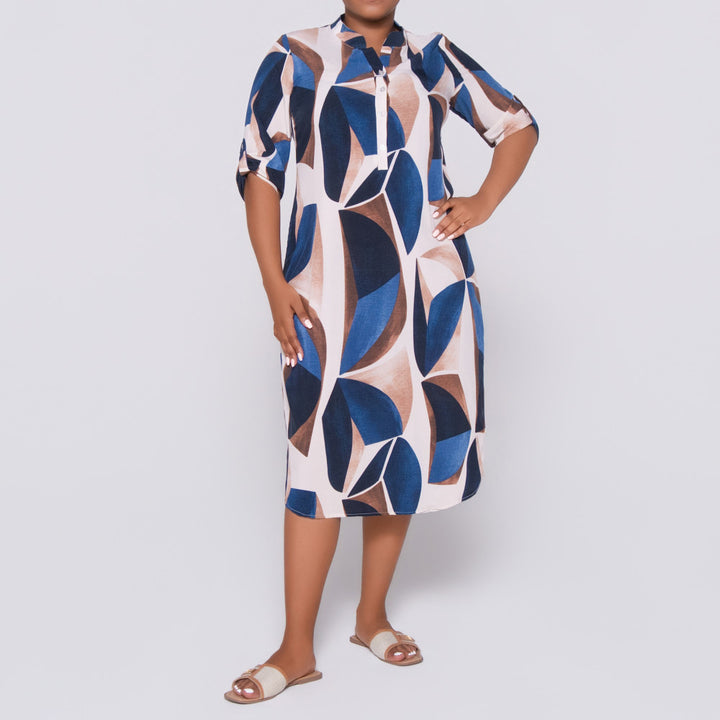 Plus Size Printed Tunic