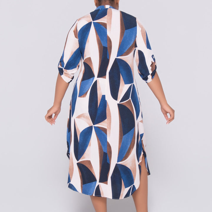 Plus Size Printed Tunic