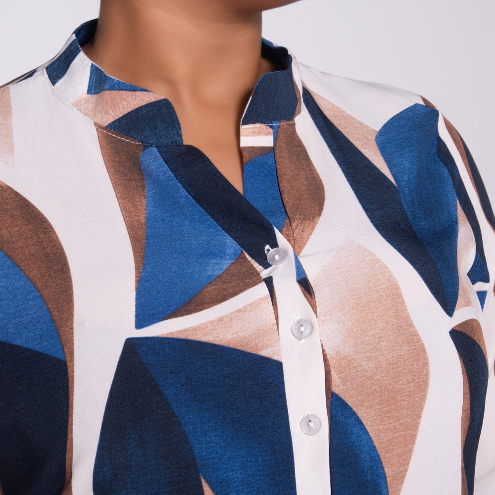 Plus Size Printed Tunic