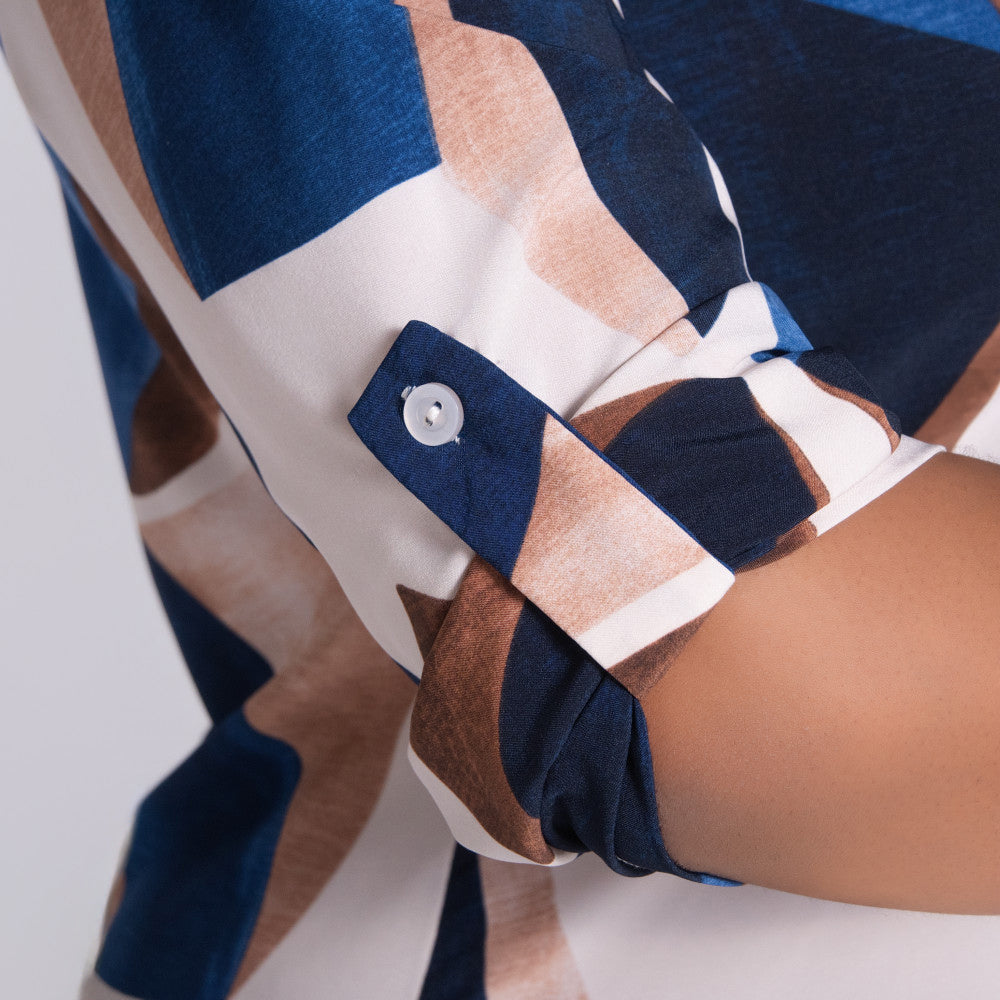 Plus Size Printed Tunic