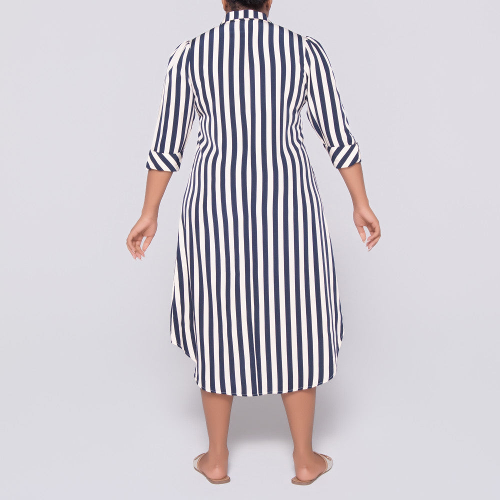 Plus Size Striped Tunic