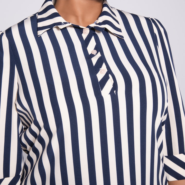 Plus Size Striped Tunic
