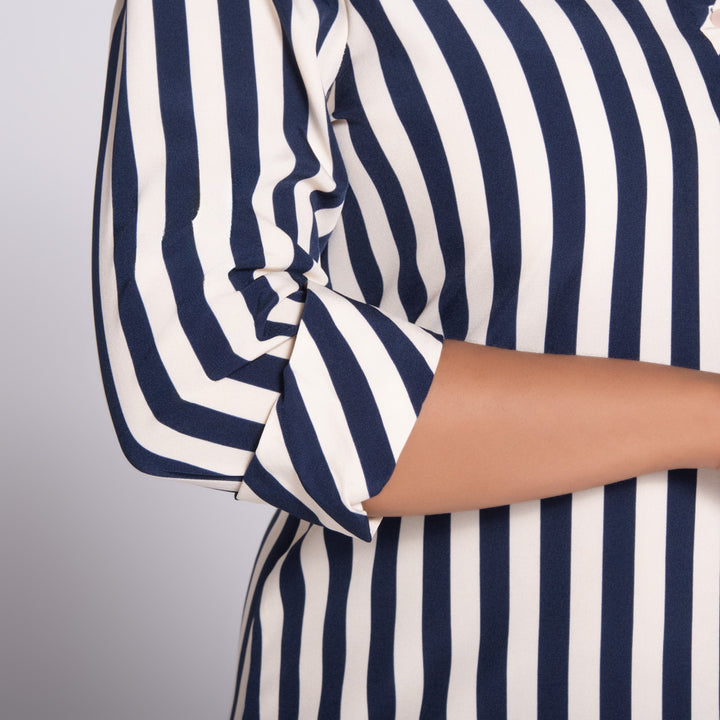 Plus Size Striped Tunic