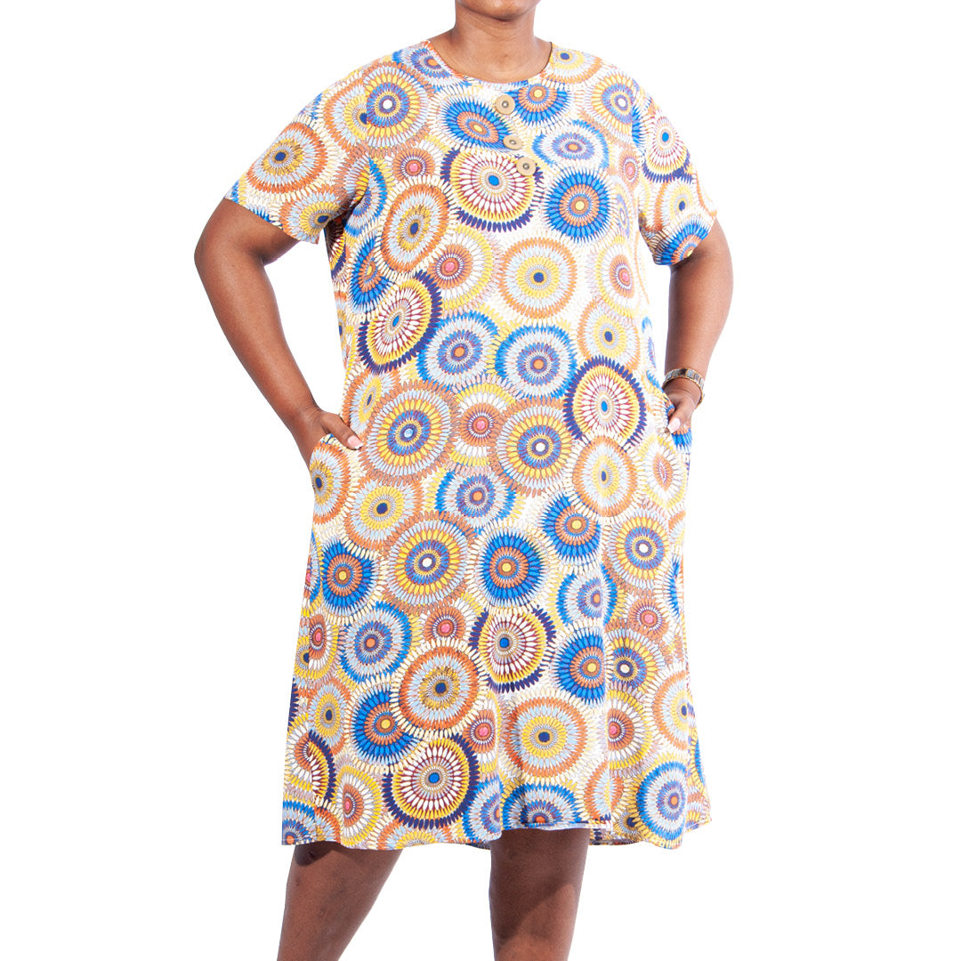 Plus Size Printed Tunic