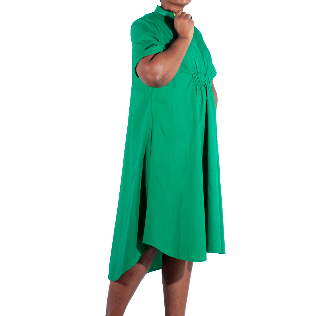 Plus Size Short Sleeve Plain Tunic