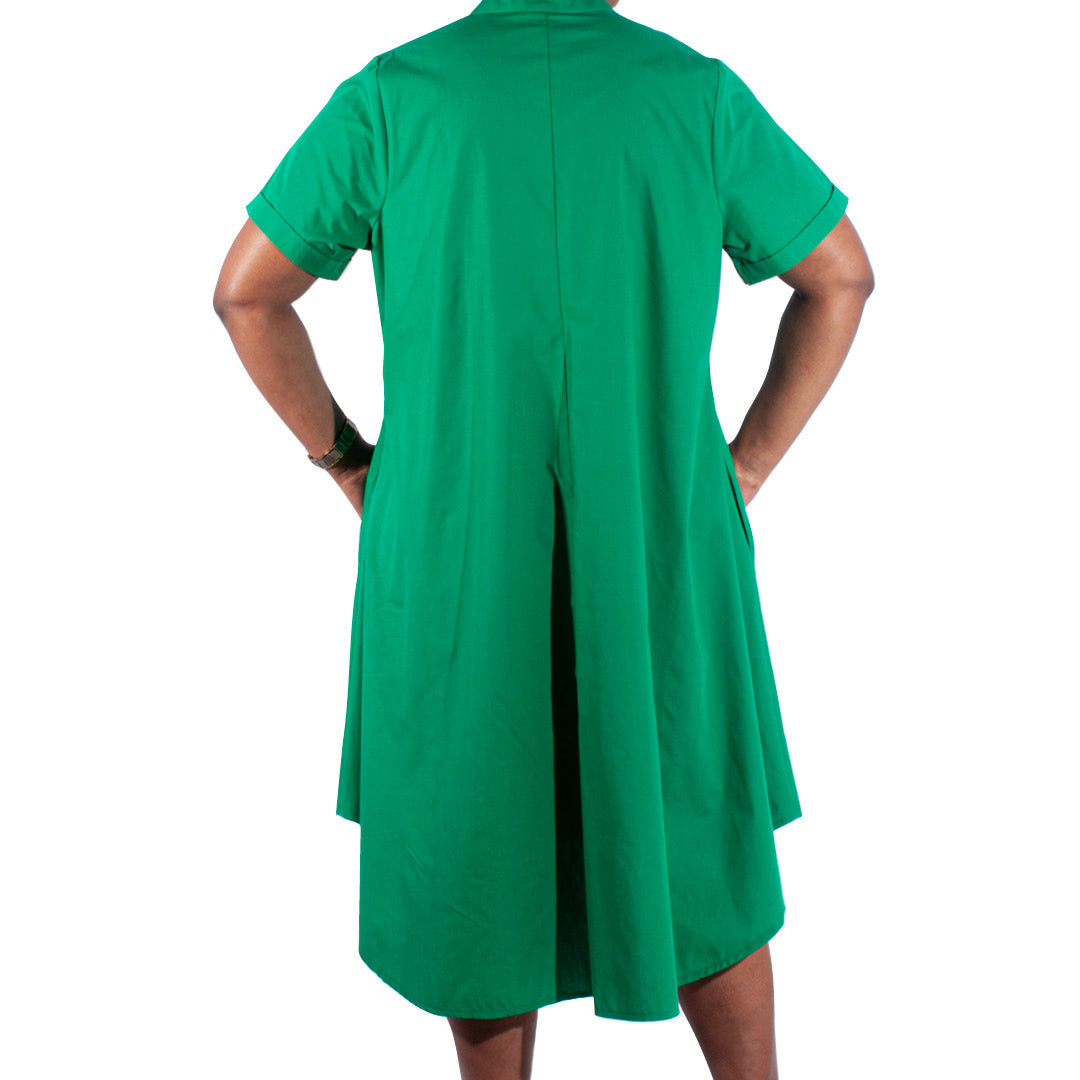Plus Size Short Sleeve Plain Tunic