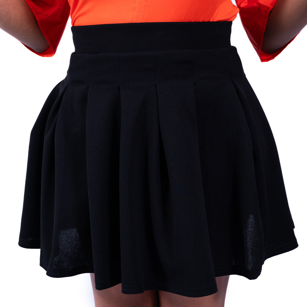 Scuba Pleated Skirt