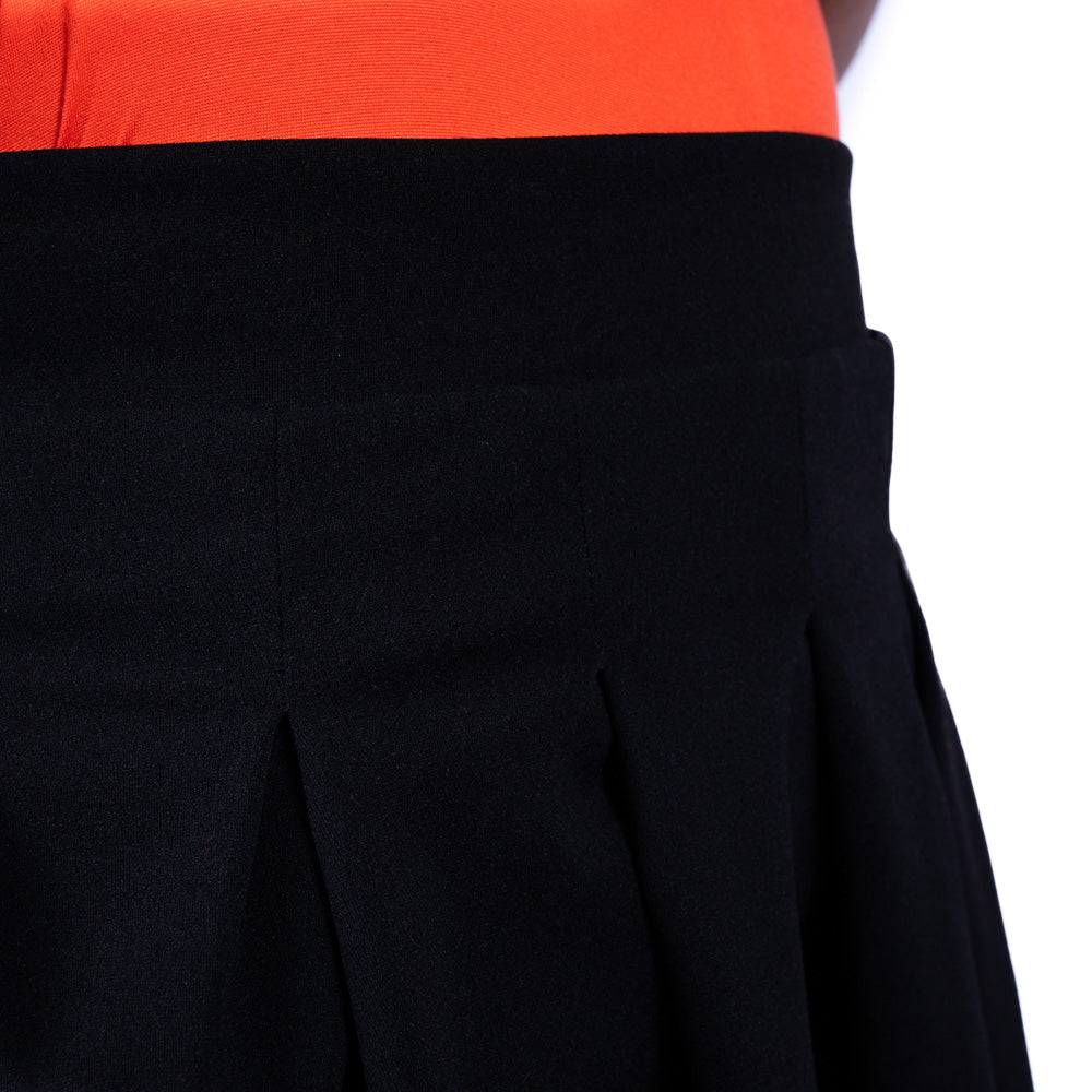 Scuba Pleated Skirt