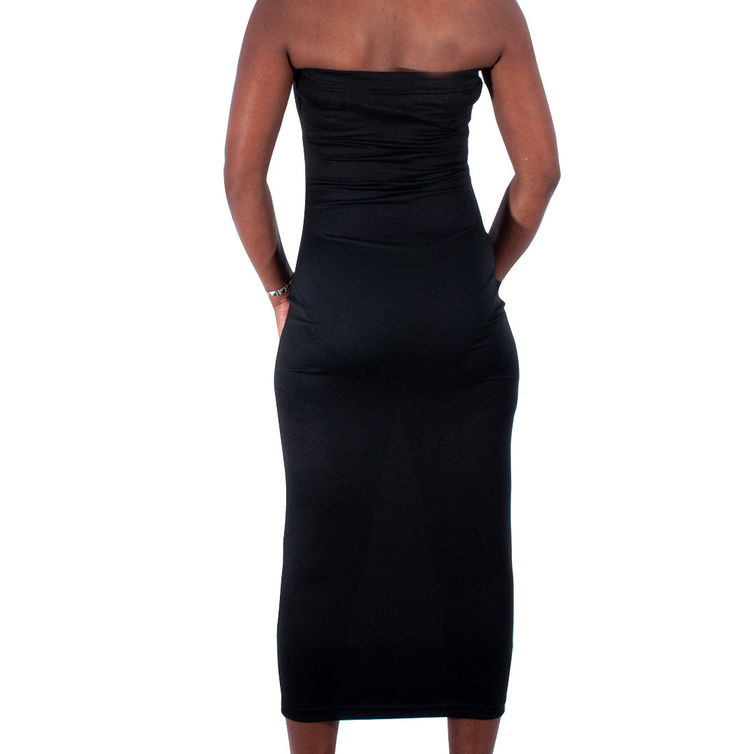 Black Lycra Boobtube Dress