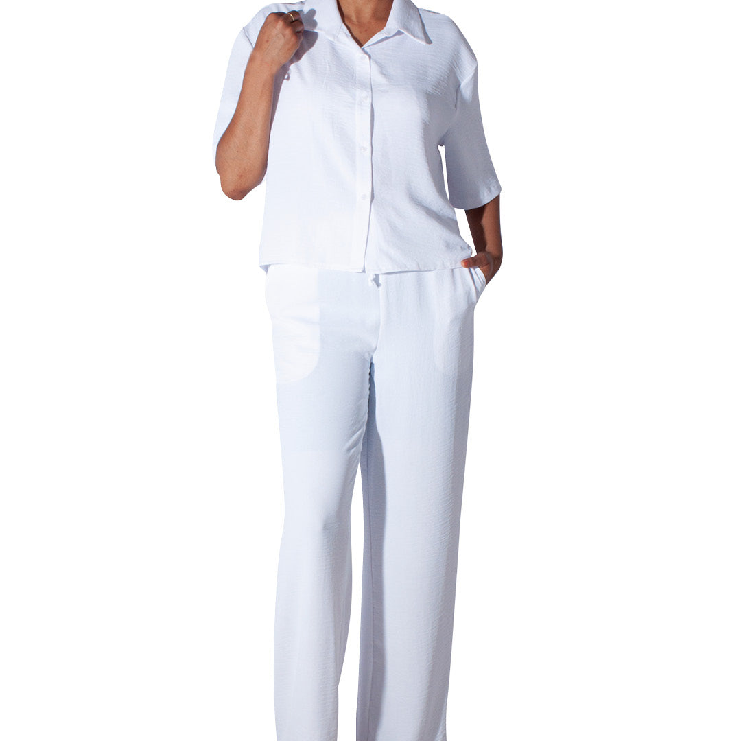Cey Woven White Slax