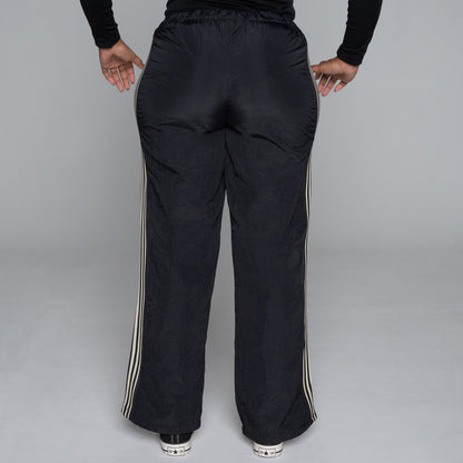 Black Nylon Teslon Elasticated Pants