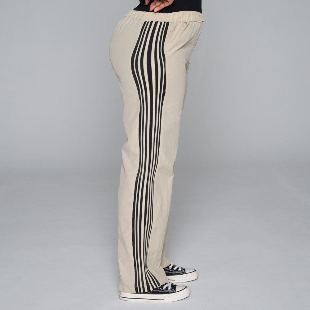 Stone Nylon Teslon Elasticated Pants