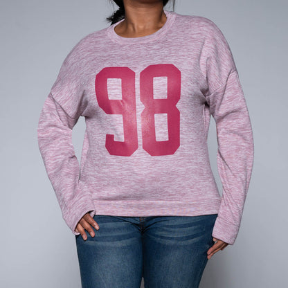 Front Print Mink Long Sleeve Top