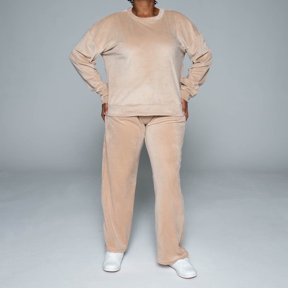 Stone Supersoft Velour Tracksuit