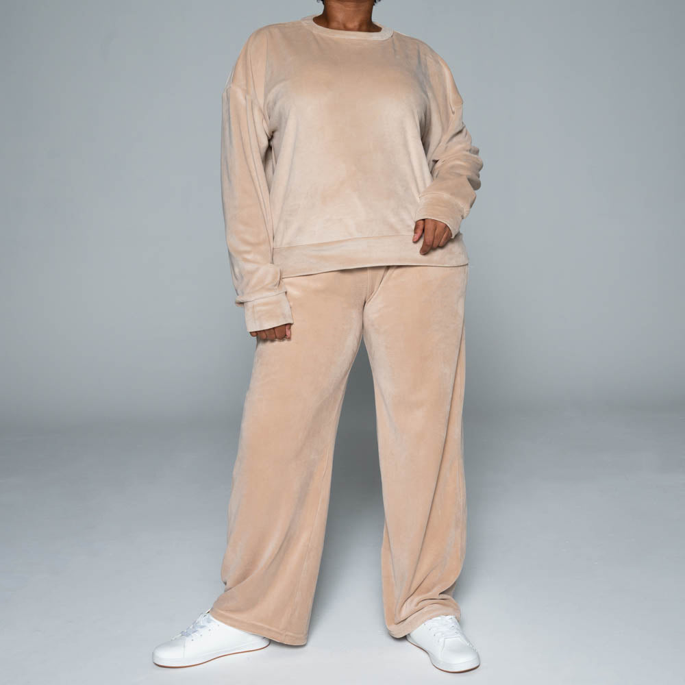 Stone Supersoft Velour Tracksuit