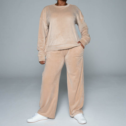 Stone Supersoft Velour Tracksuit