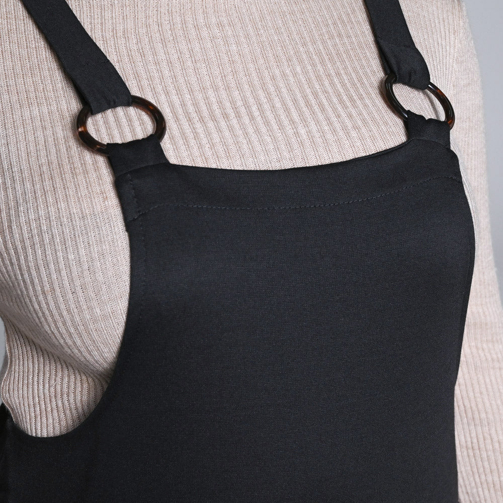 Black Pinafore Dress