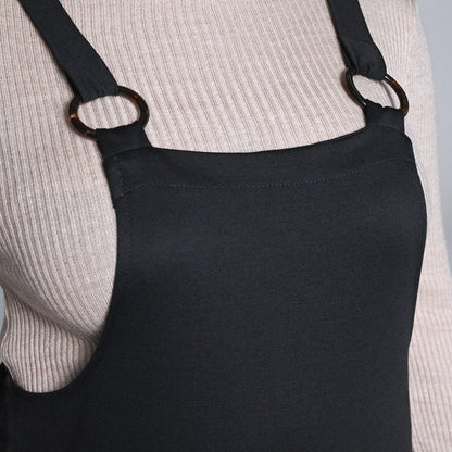 Black Pinafore Dress