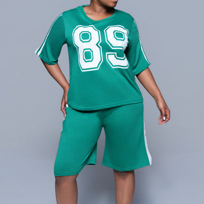 Emerald Top And Shorts Set