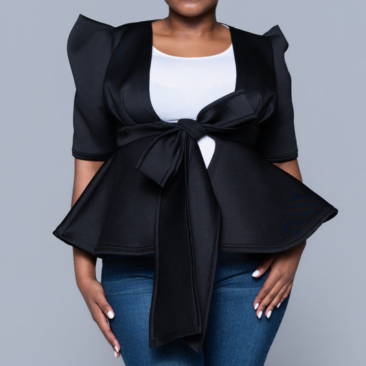 Black Scuba Jacket