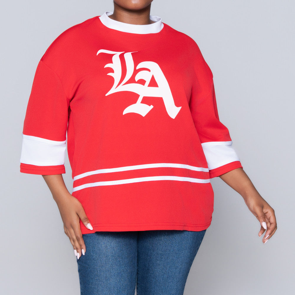Red Birds Eye Top