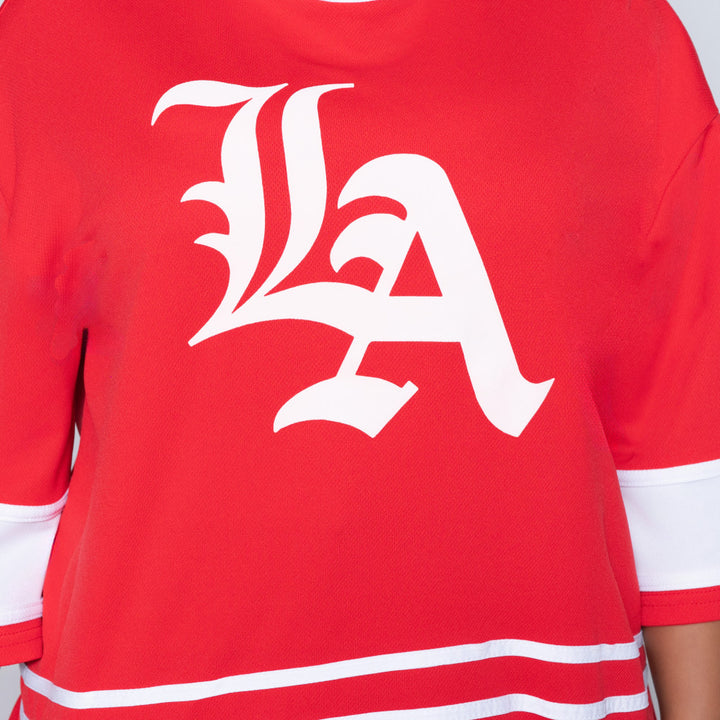 Red Birds Eye Top