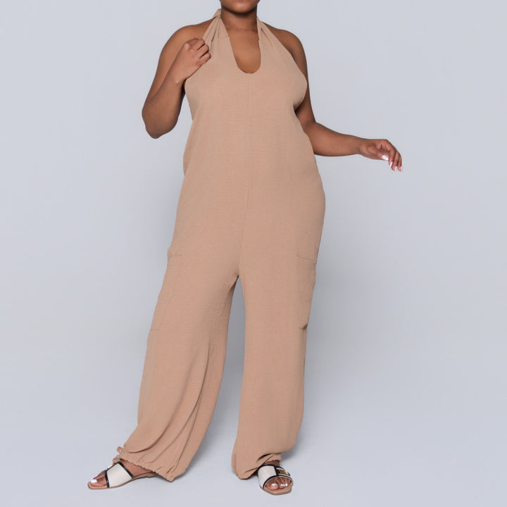Camel Jumpsuit