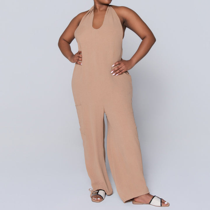 Camel Jumpsuit