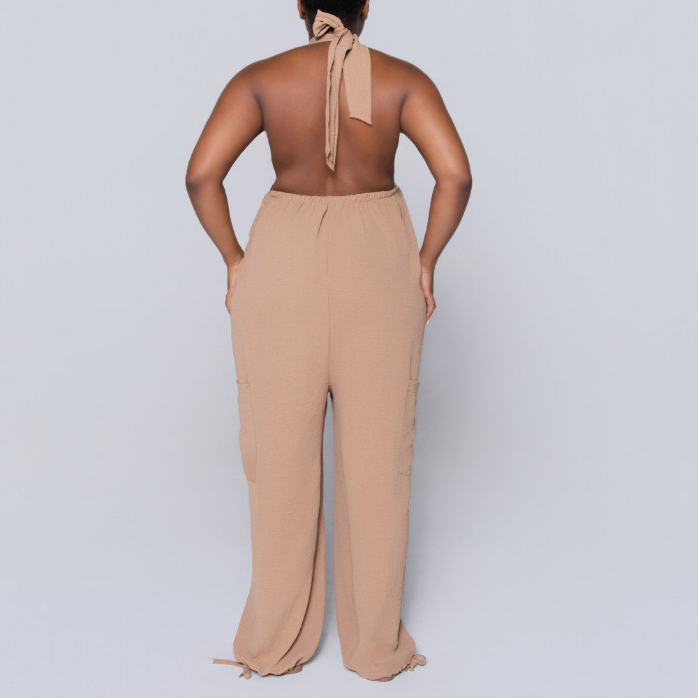 Camel Jumpsuit