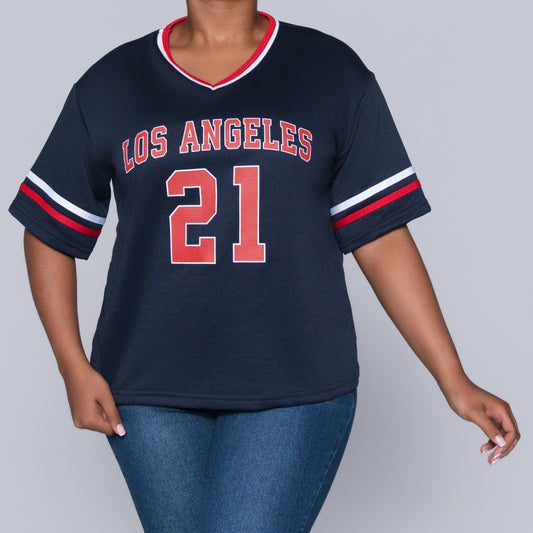 Short Sleeve Printed Top