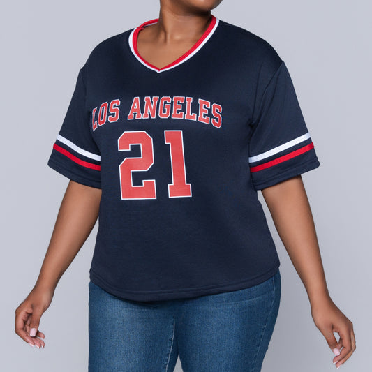 Short Sleeve Printed Top