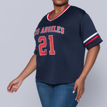 Short Sleeve Printed Top