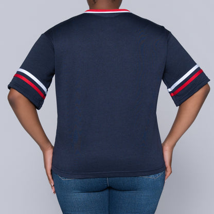 Short Sleeve Printed Top