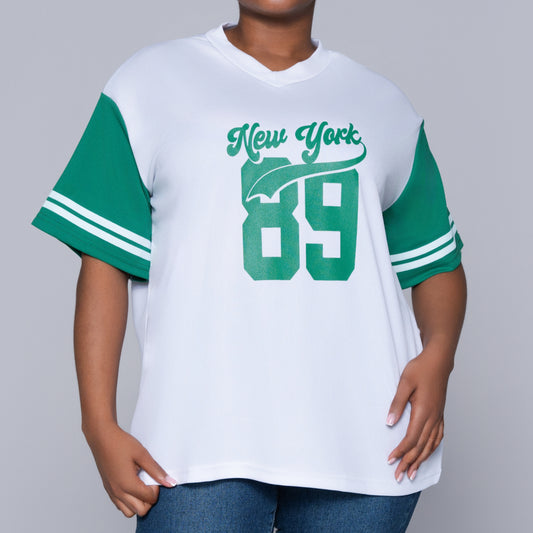 Emerald Short Sleeve Printed Top